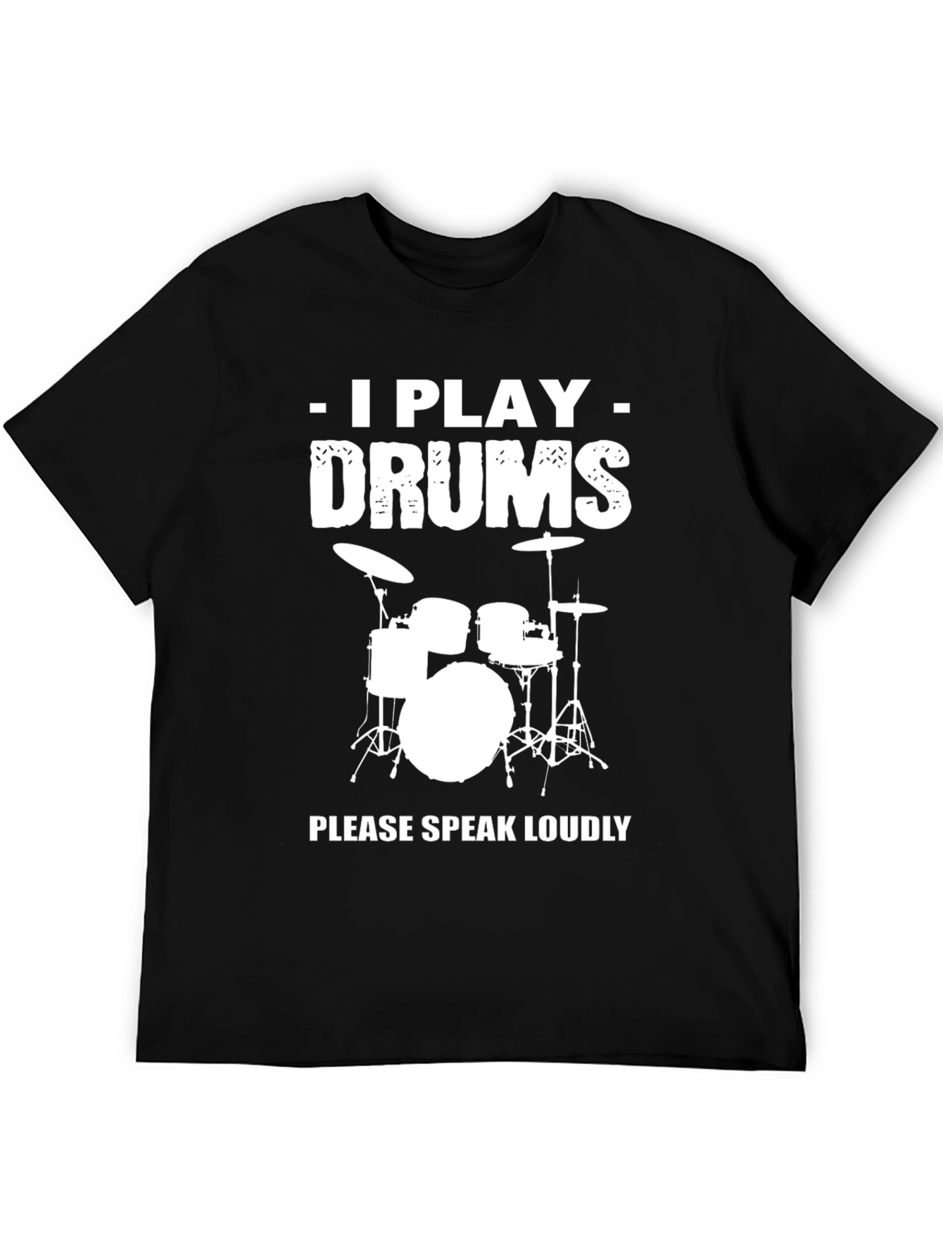 I Play Drums T-Shirt - Funny Musician Tee