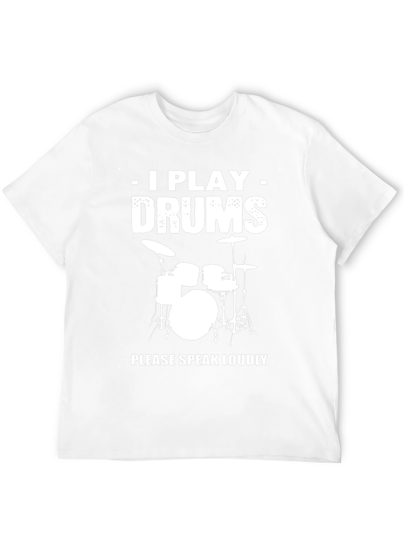 I Play Drums T-Shirt - Funny Musician Tee