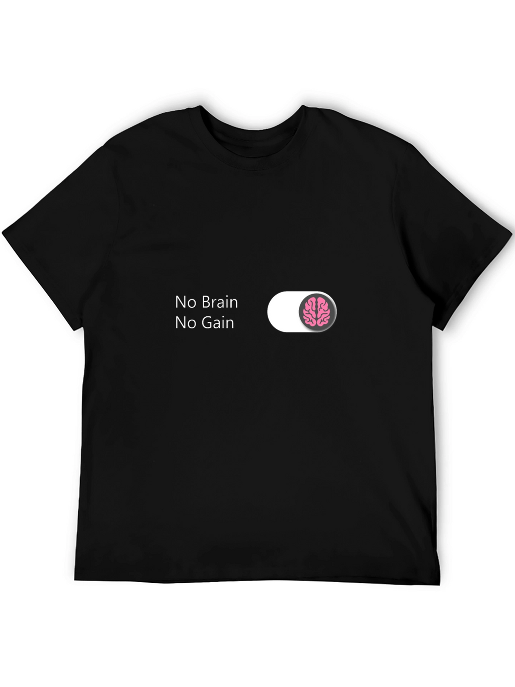 No Brain No Gain Graphic Tee