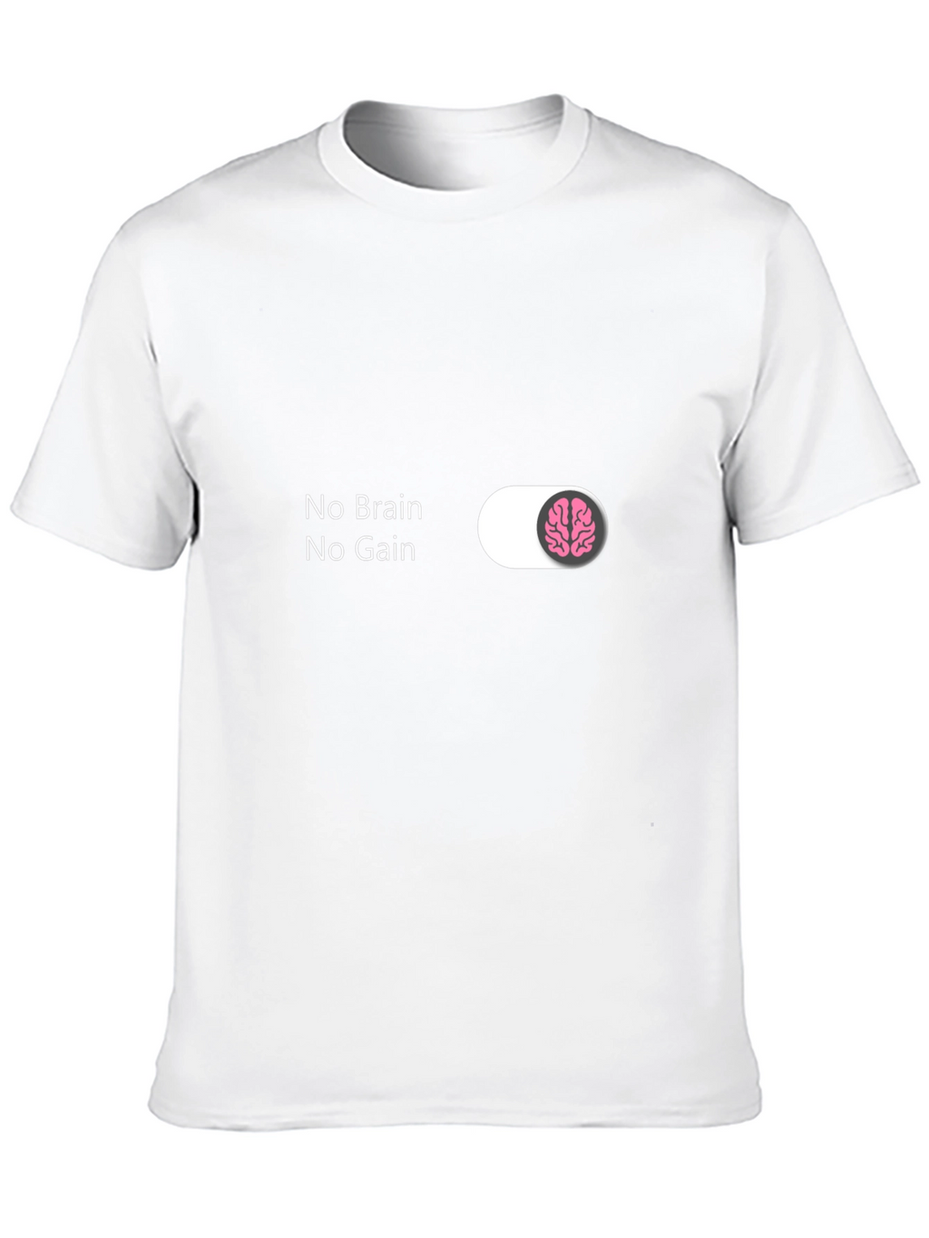 No Brain No Gain Graphic Tee