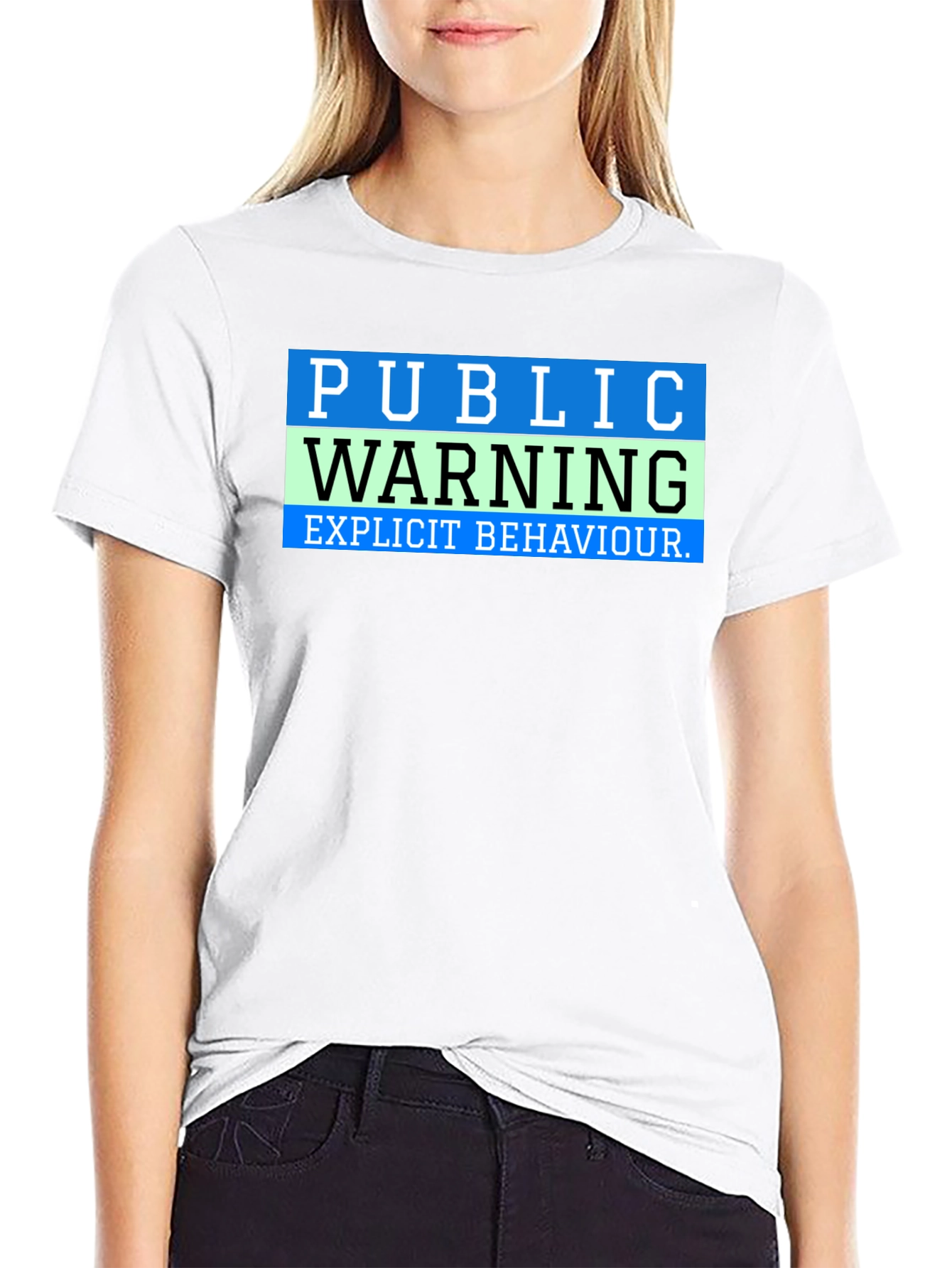 Public Warning Explicit Behavior T-Shirt