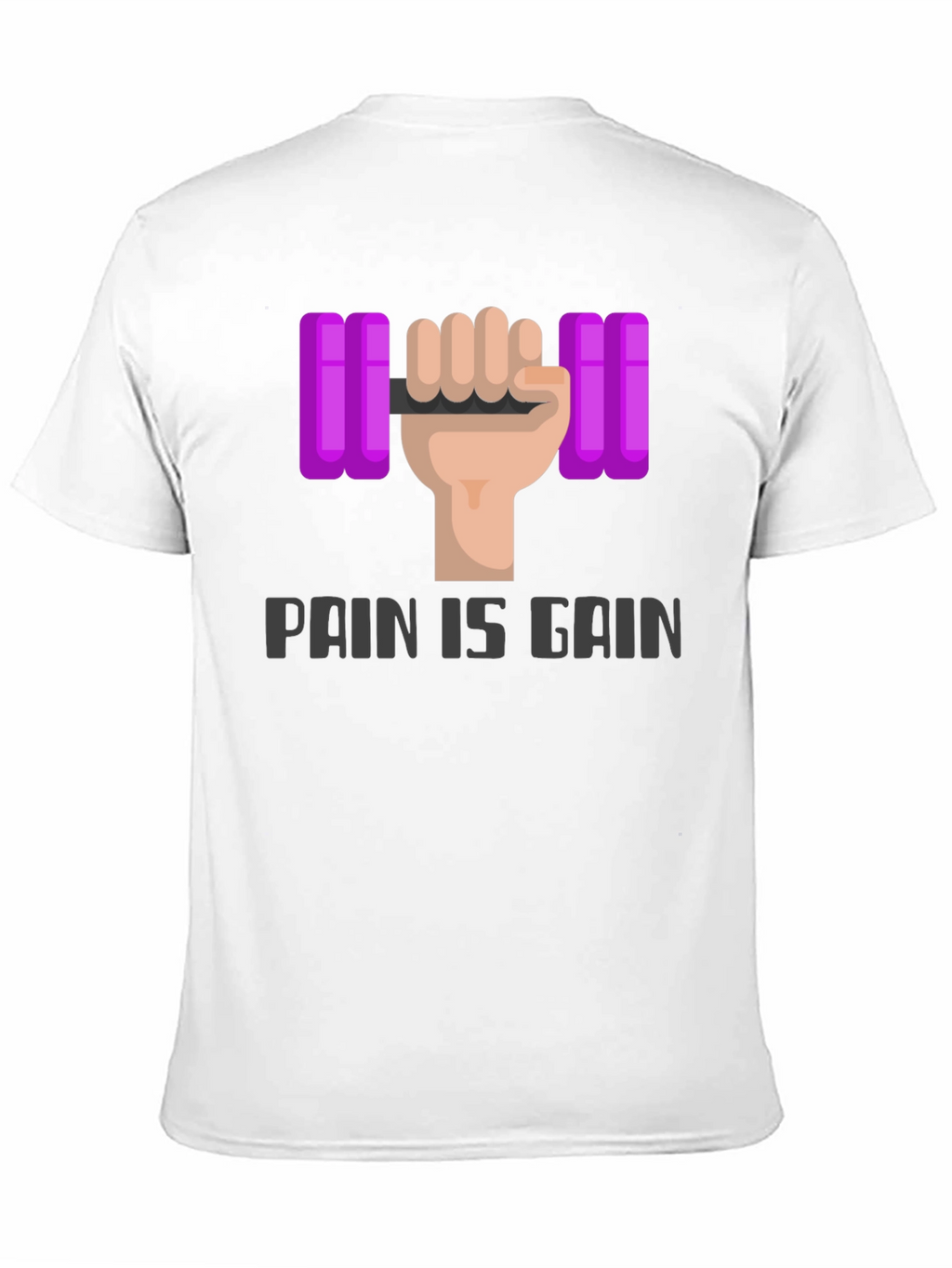 Pain is Gain Graphic Tee - Workout Motivation