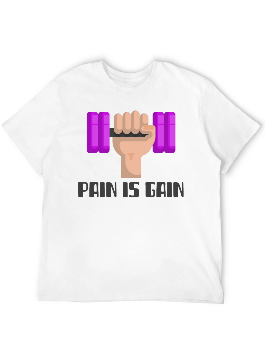 Pain is Gain Graphic Tee - Workout Motivation
