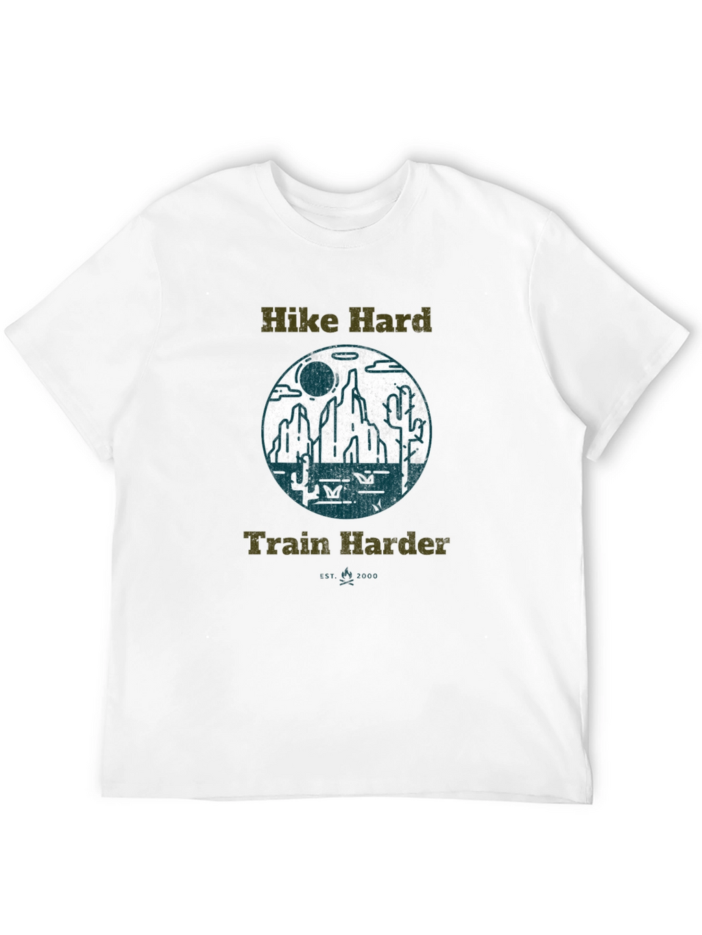 Hike Hard Train Harder Graphic Tee