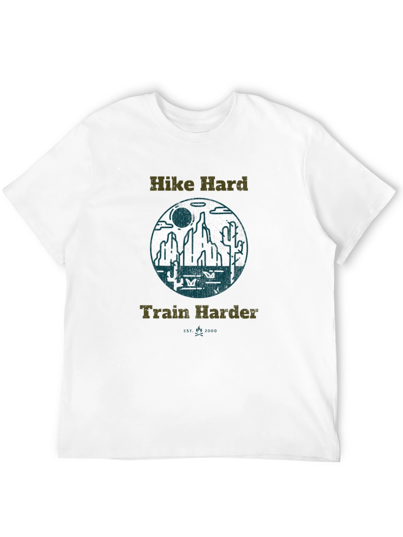 Hike Hard Train Harder Graphic Tee