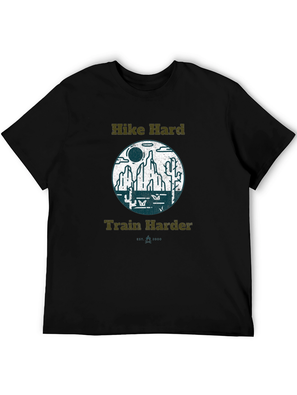 Hike Hard Train Harder Graphic Tee