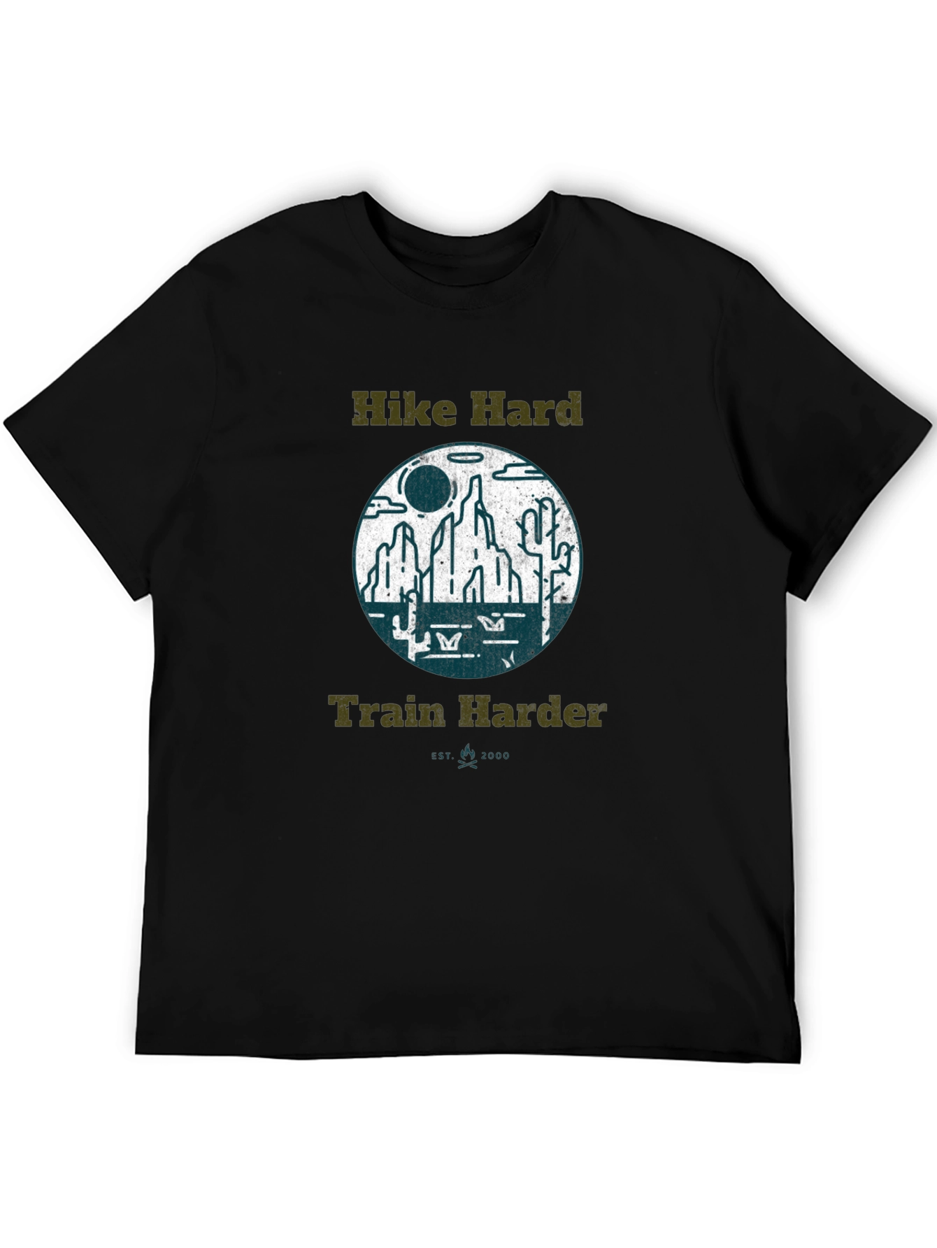 Hike Hard Train Harder Graphic Tee