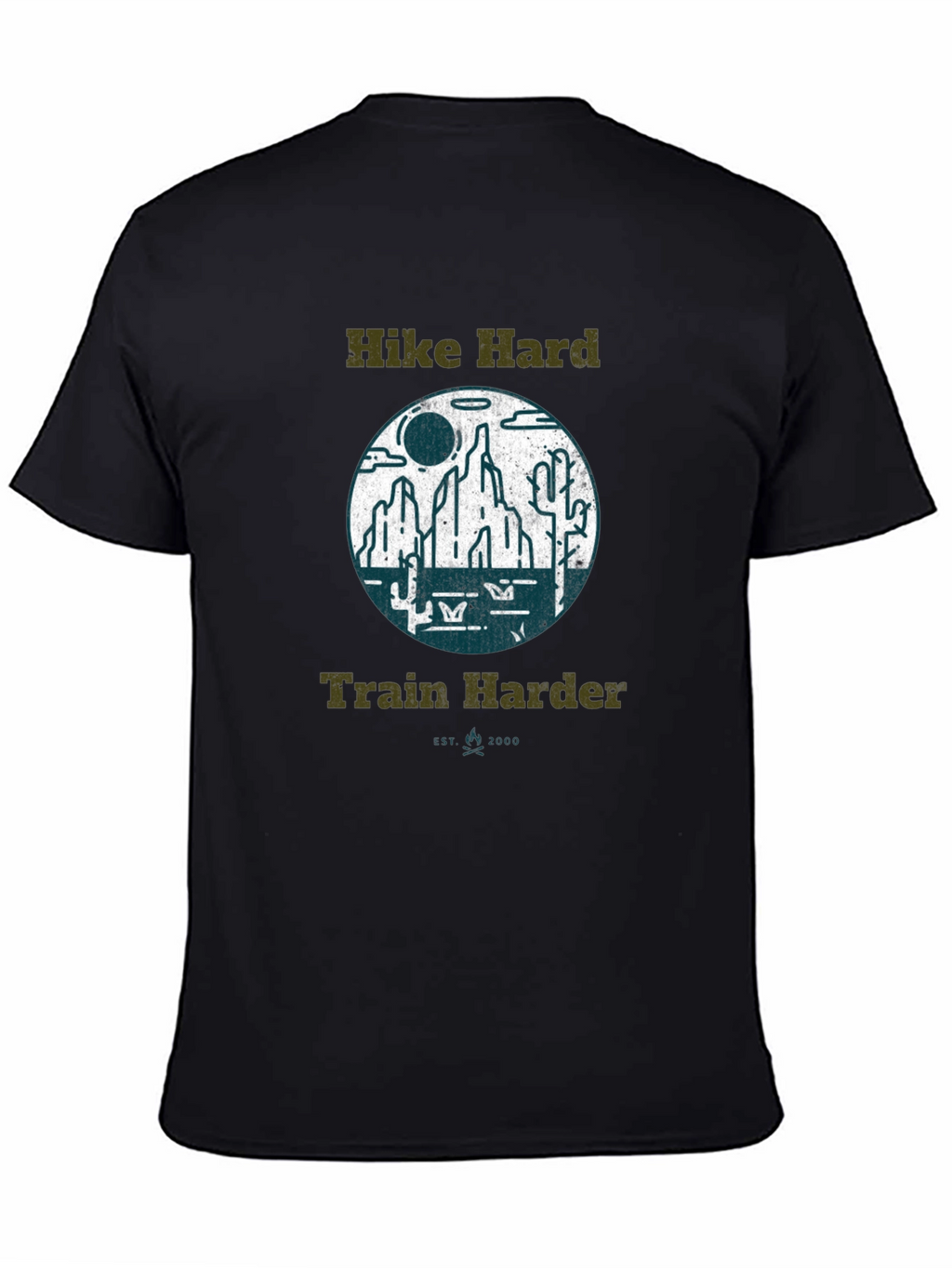 Hike Hard Train Harder Graphic Tee