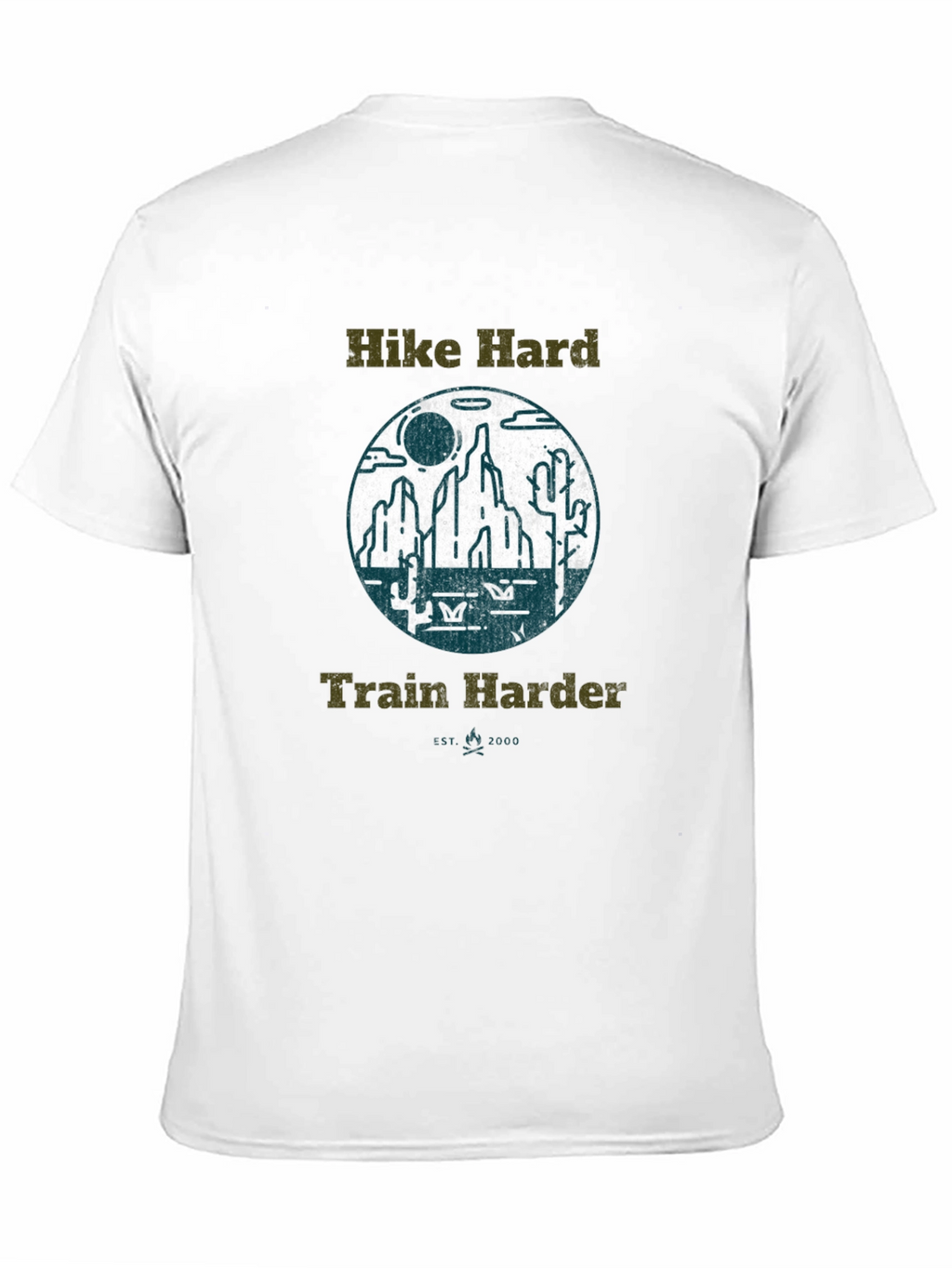 Hike Hard Train Harder Graphic Tee