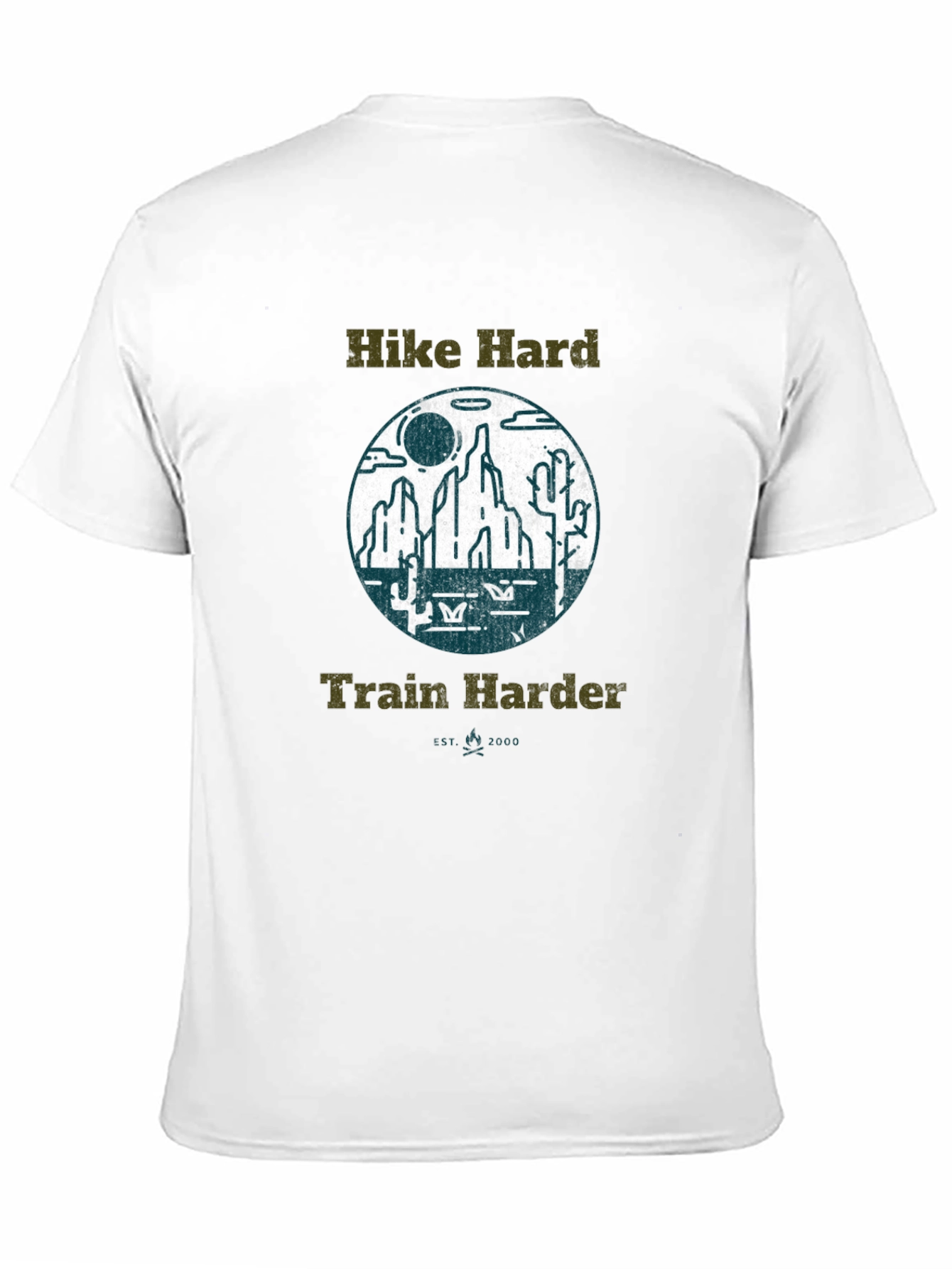Hike Hard Train Harder Graphic Tee