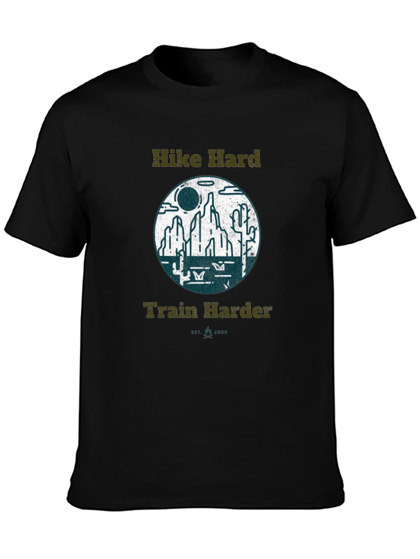 Hike Hard Train Harder Graphic Tee