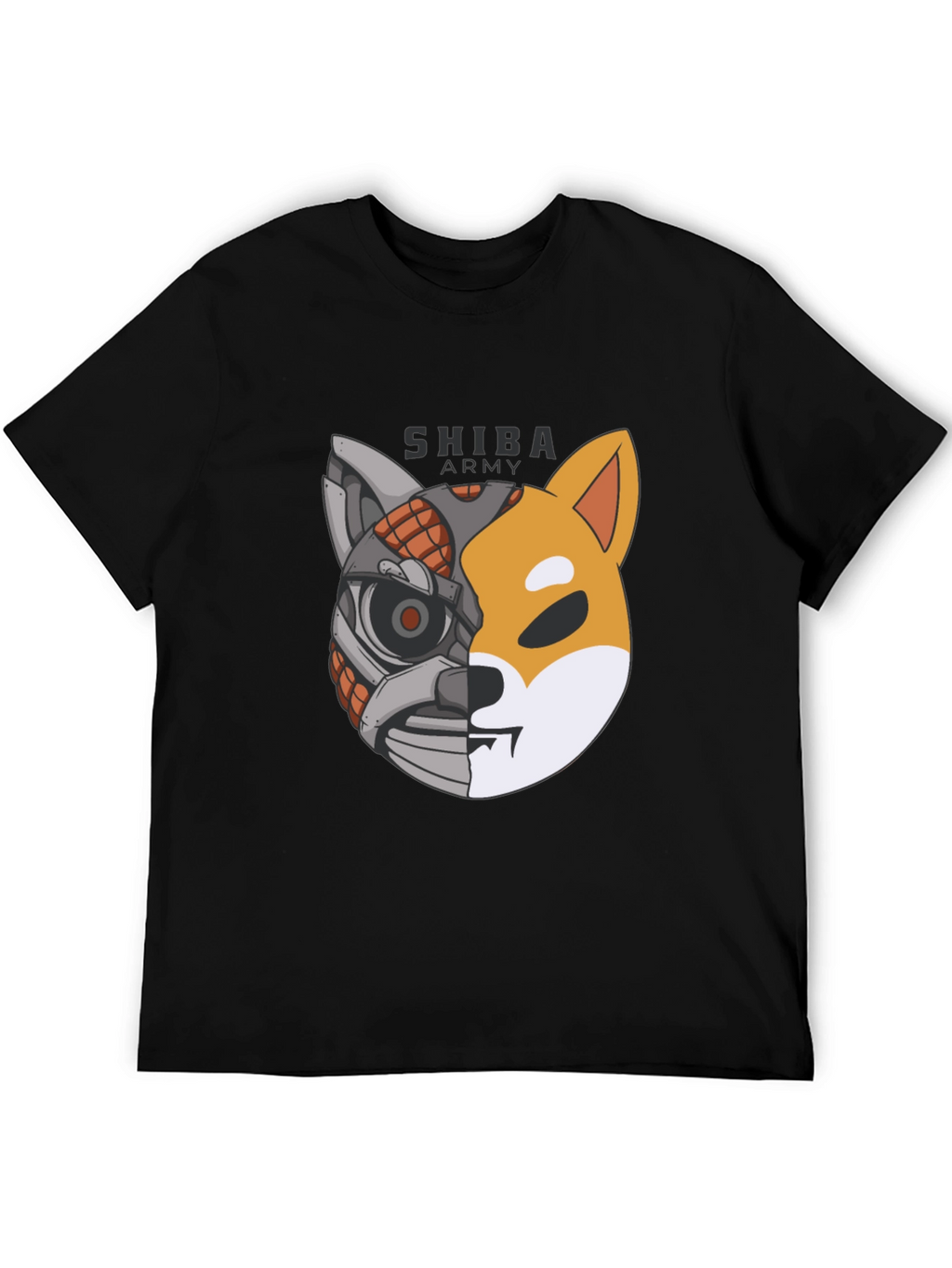 Shiba Army Robot Dog T-Shirt - Cool Graphic Tee