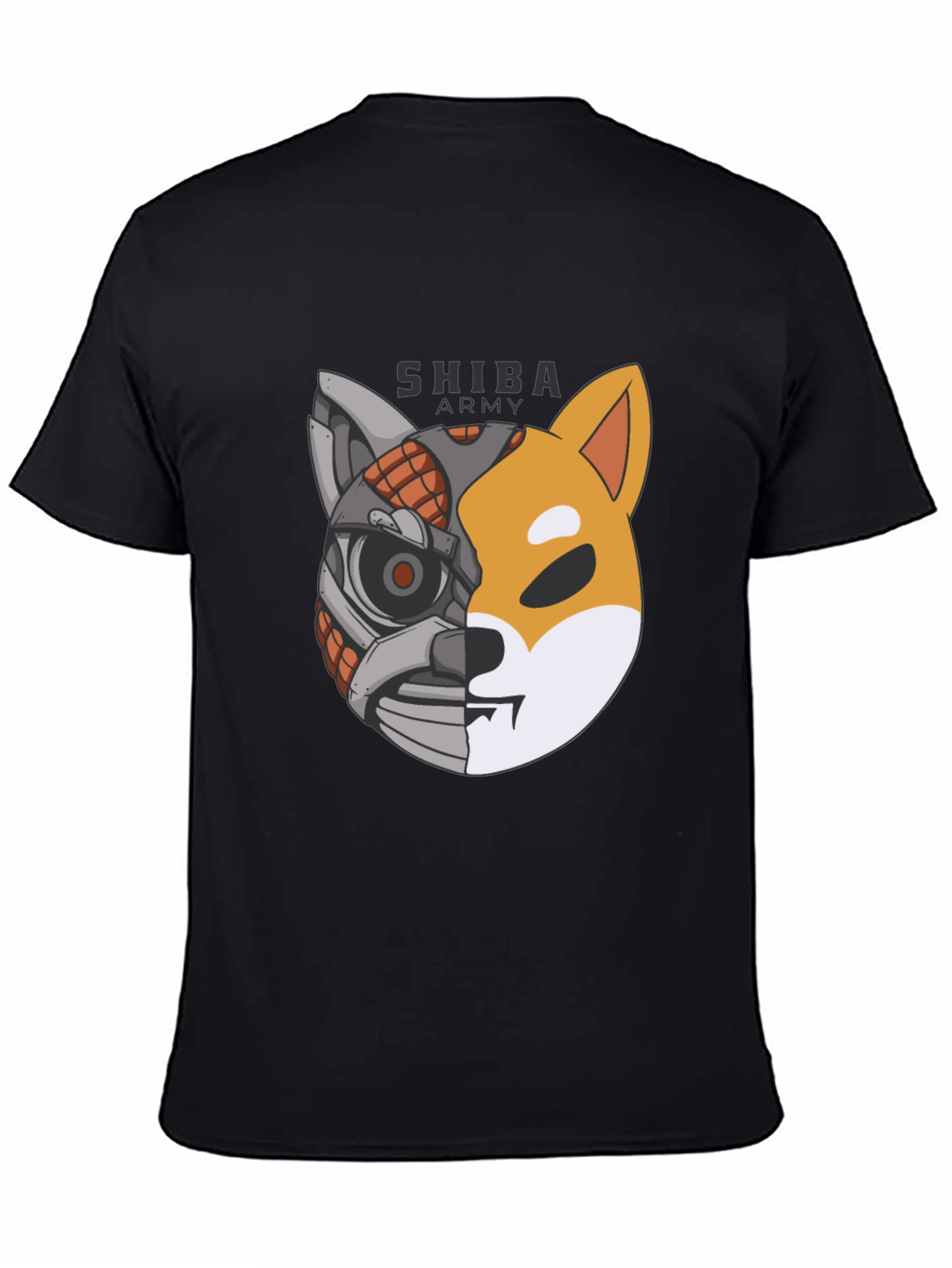 Shiba Army Robot Dog T-Shirt - Cool Graphic Tee