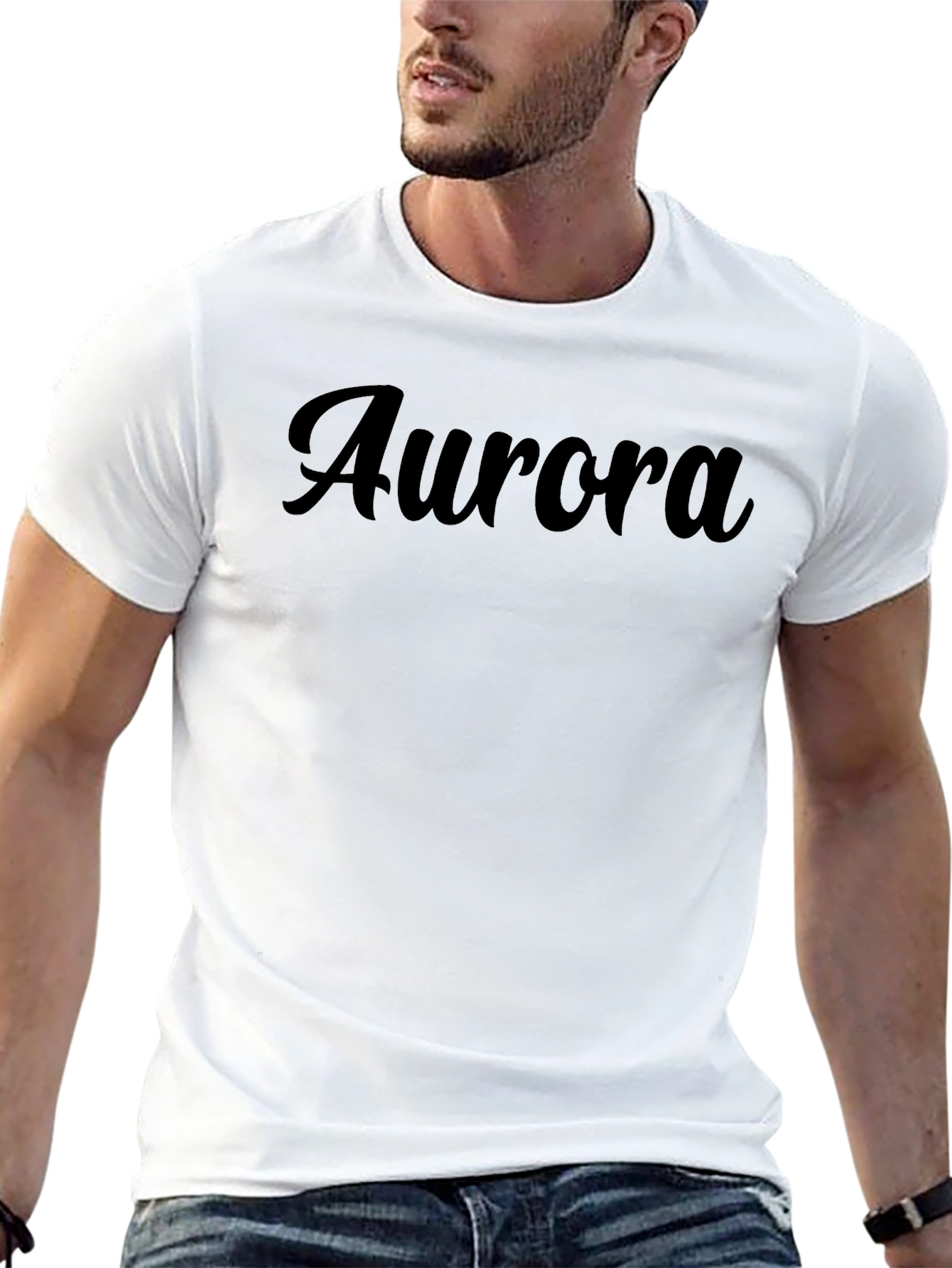 Aurora Black Tee - Stylish & Comfortable