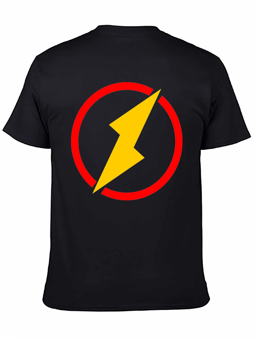 Flash Logo Black T-Shirt - Graphic Tee