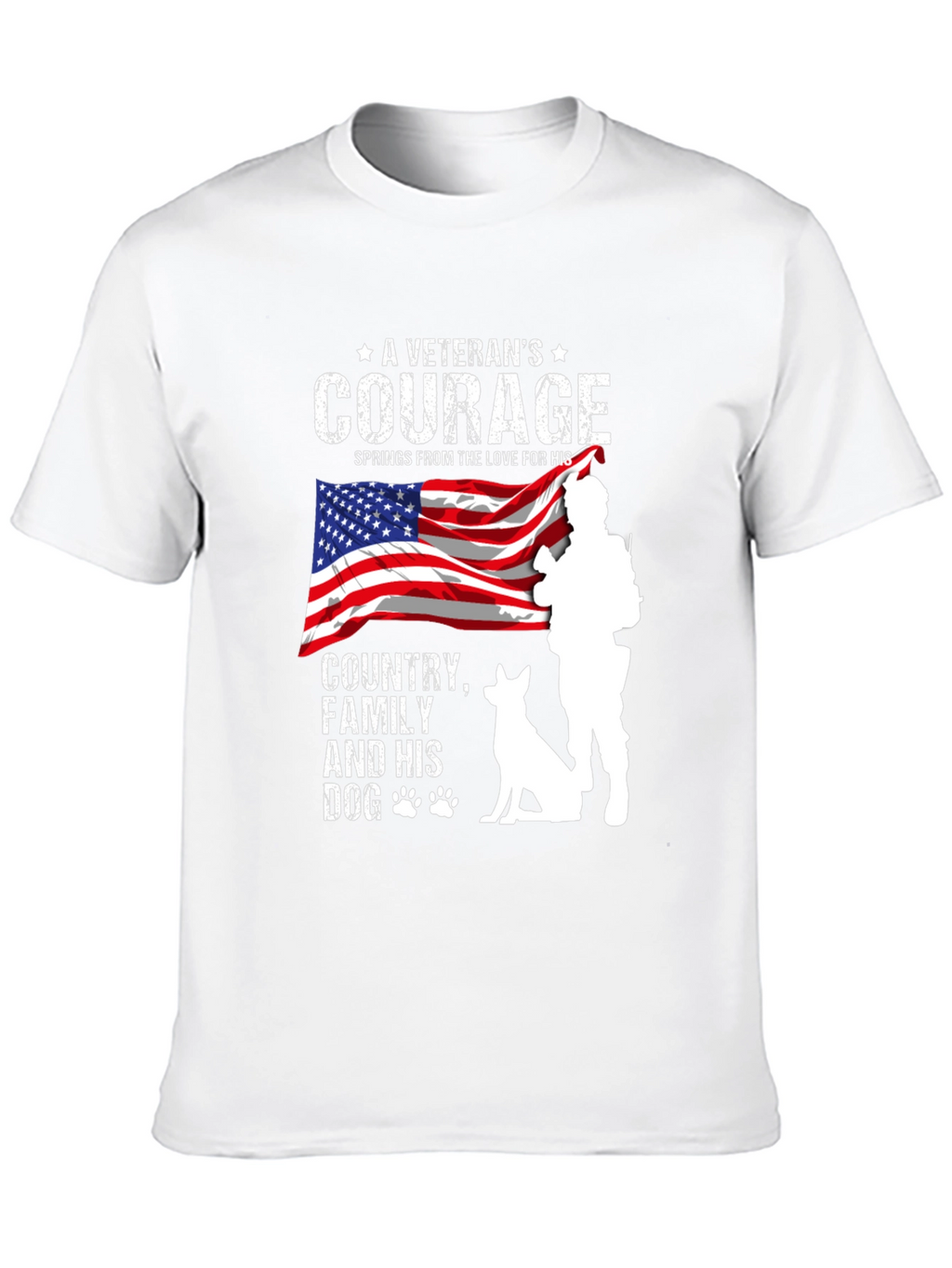 Veterans Courage Graphic T-Shirt