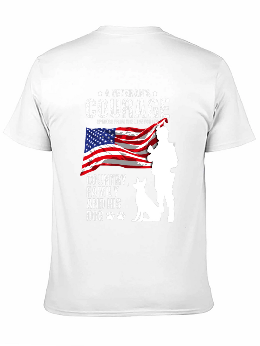 Veterans Courage Graphic T-Shirt