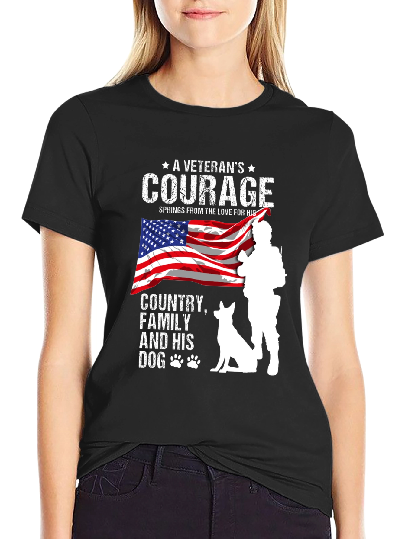 Veterans Courage Graphic T-Shirt
