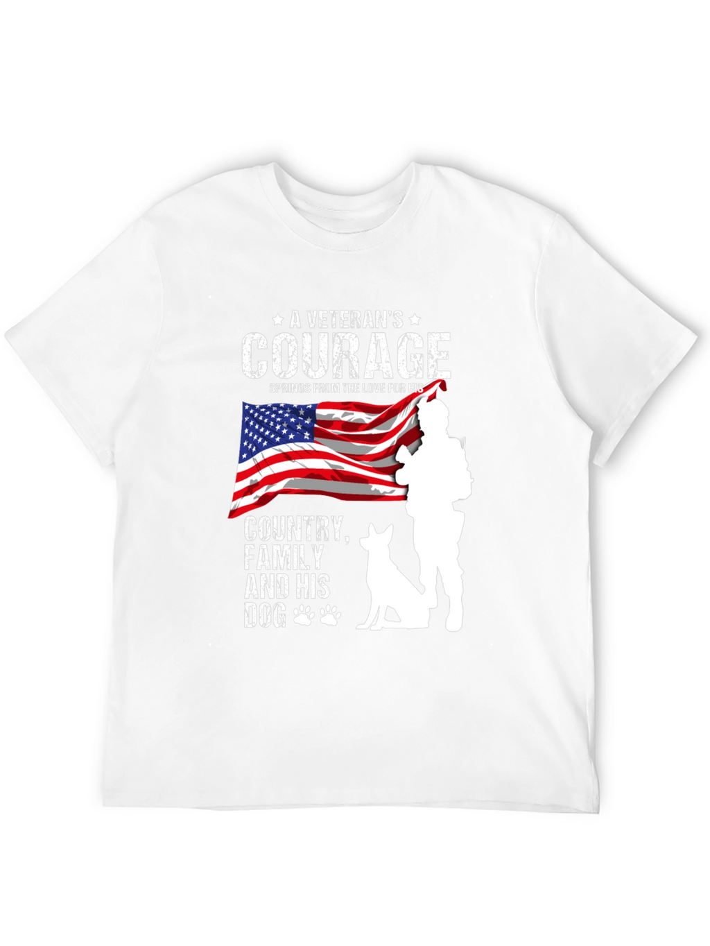 Veterans Courage Graphic T-Shirt