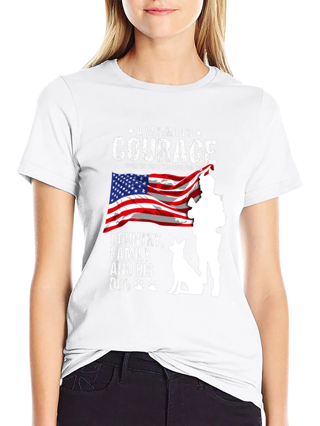 Veterans Courage Graphic T-Shirt