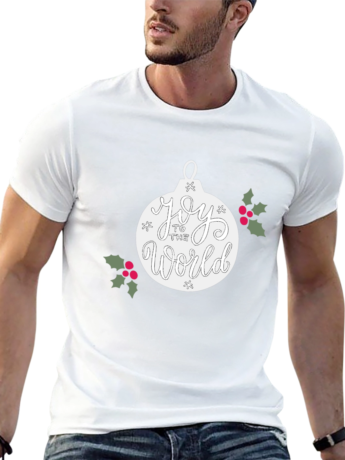 Joy to the World Christmas Graphic Tee