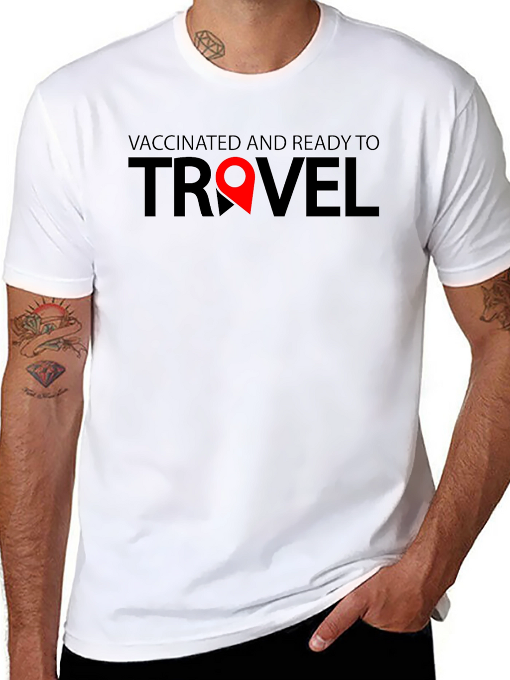 Vaccinated & Ready to Travel T-Shirt