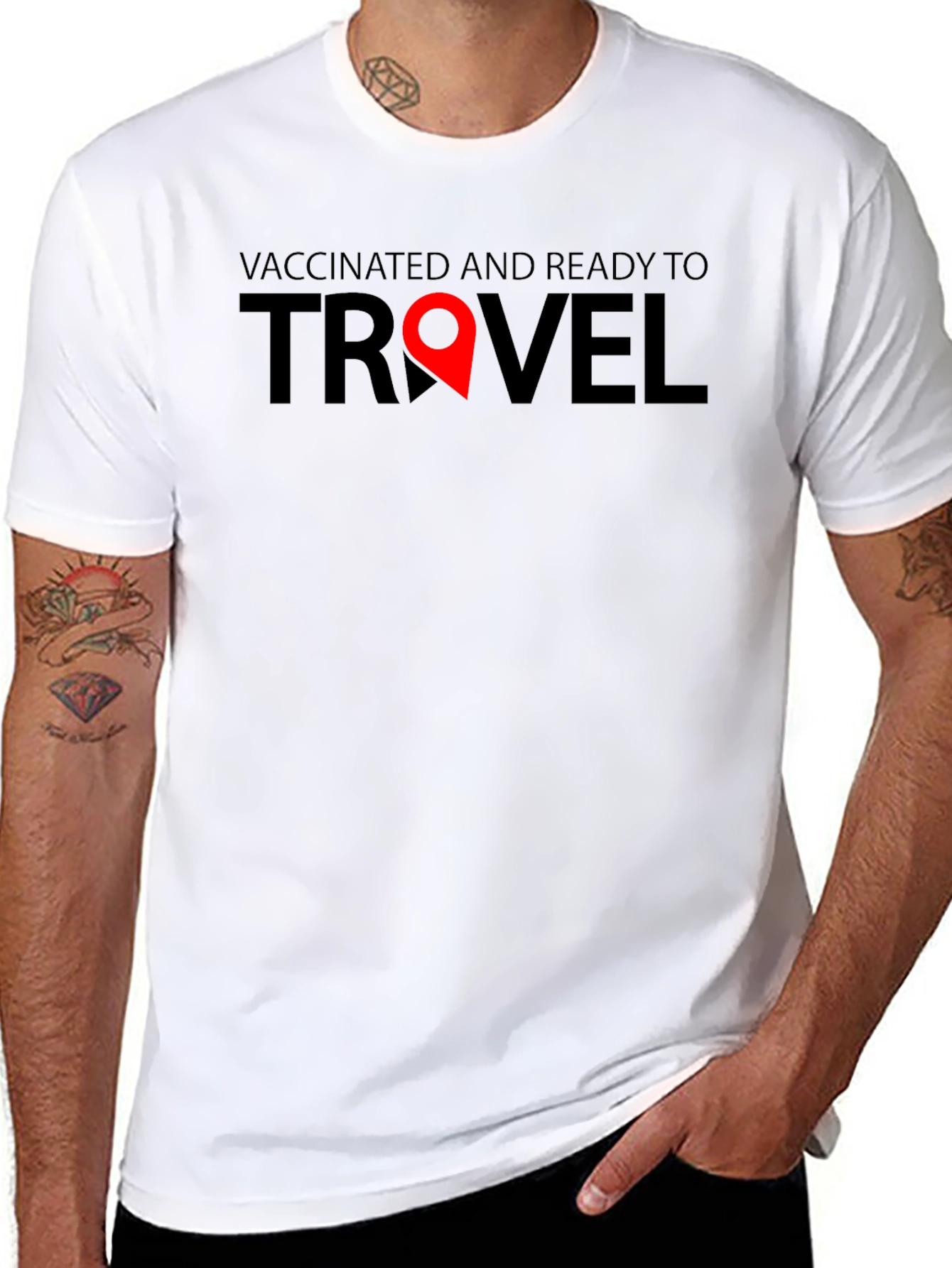 Vaccinated & Ready to Travel T-Shirt