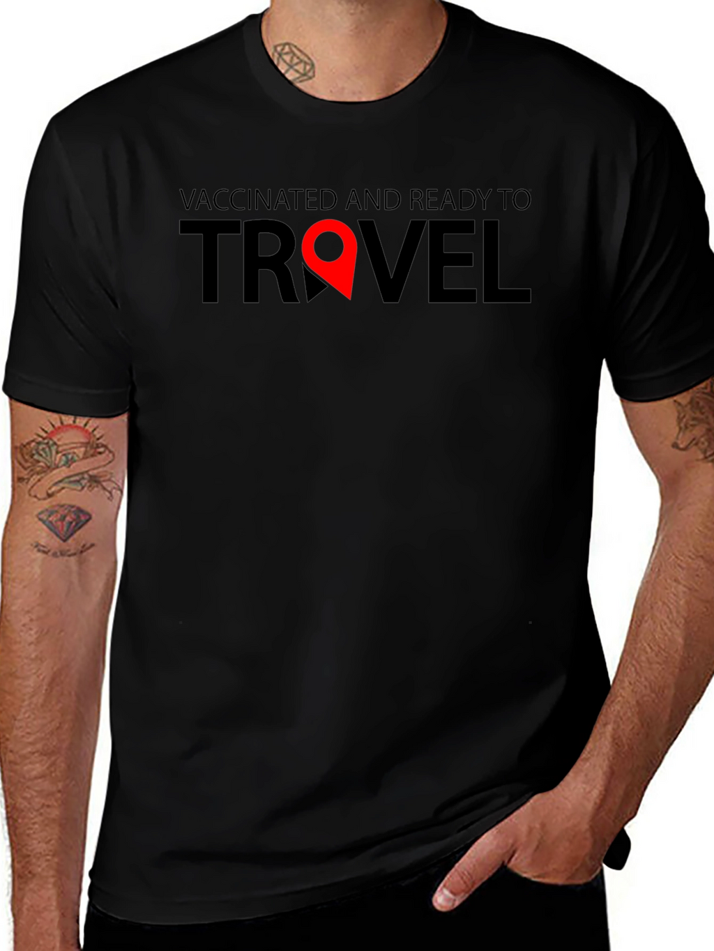 Vaccinated & Ready to Travel T-Shirt