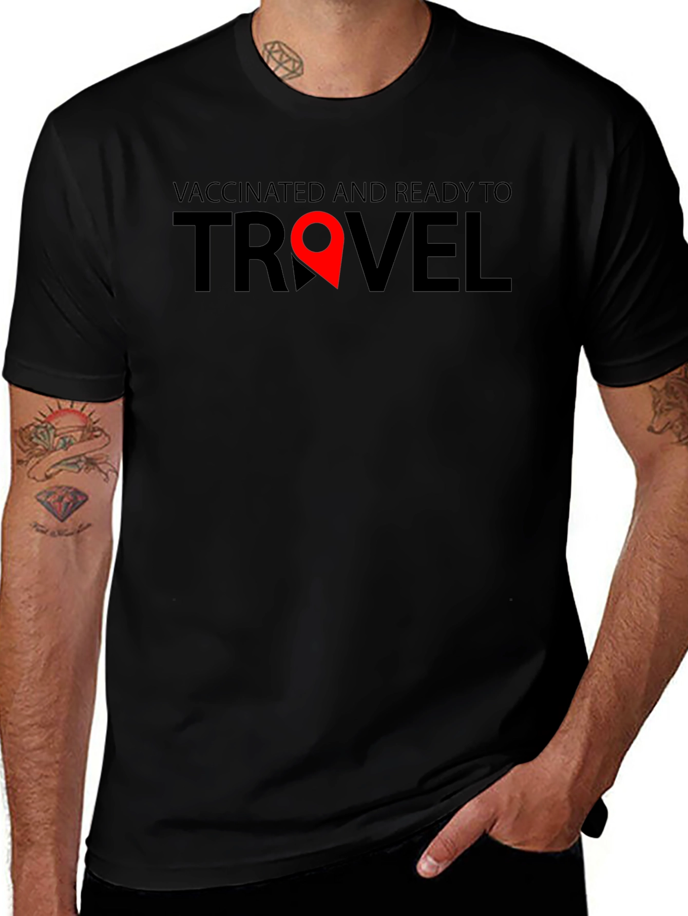 Vaccinated & Ready to Travel T-Shirt