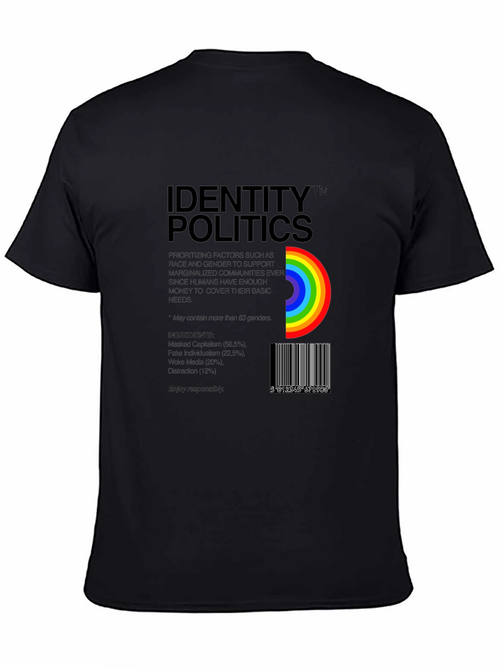 Identity Politics Rainbow T-Shirt