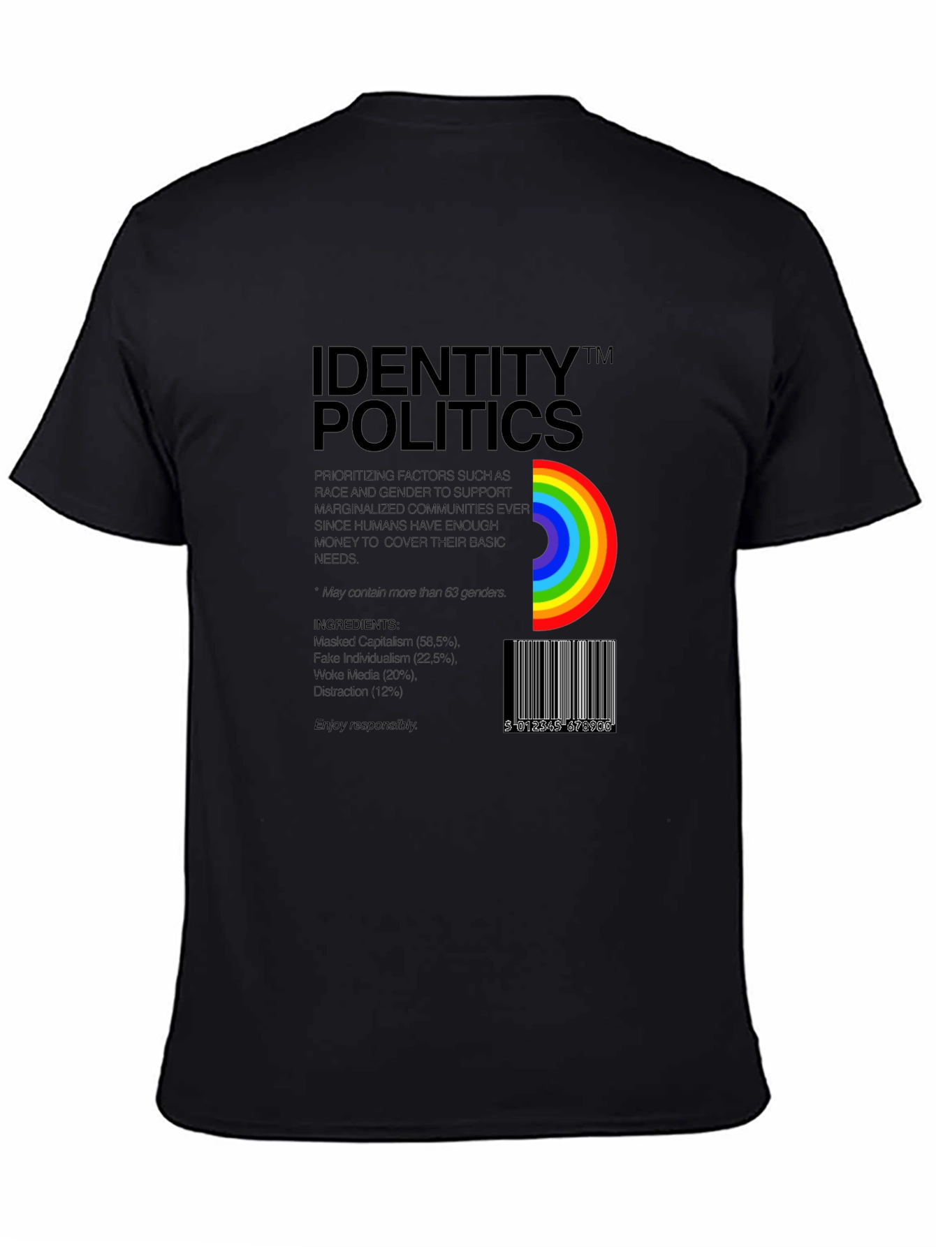 Identity Politics Rainbow T-Shirt