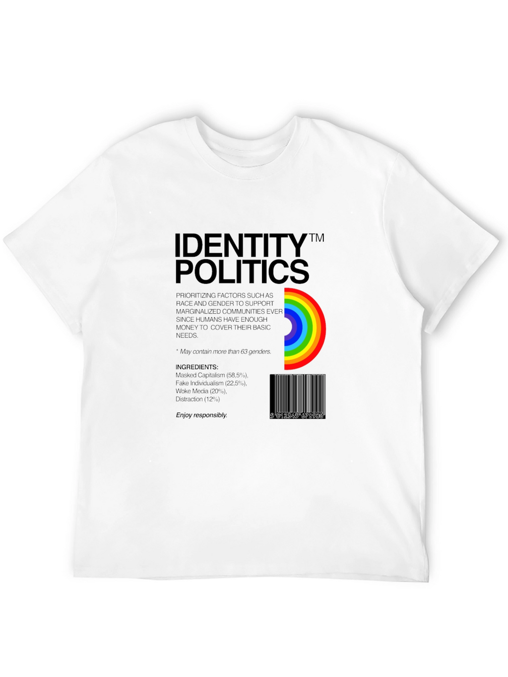 Identity Politics Rainbow T-Shirt