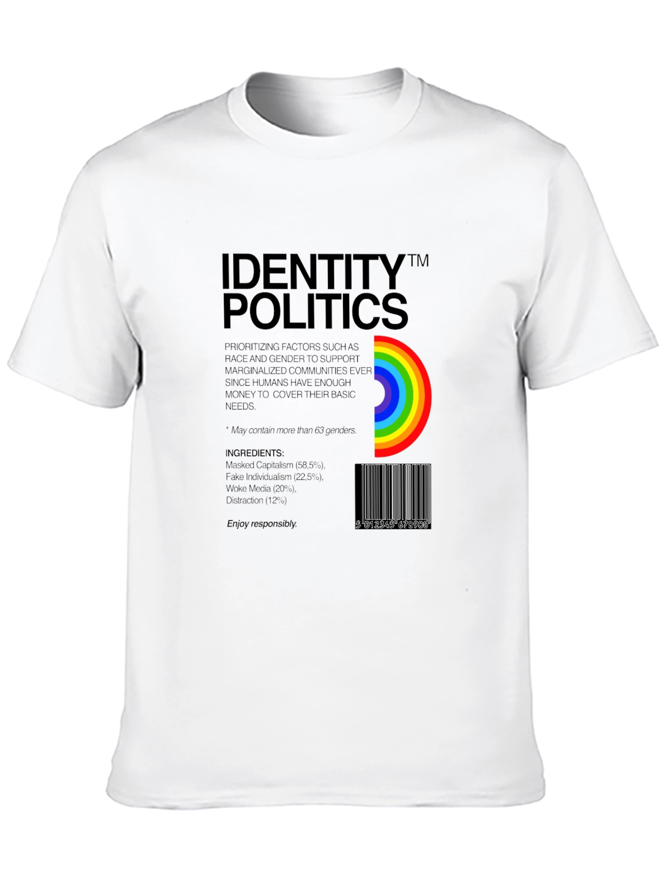 Identity Politics Rainbow T-Shirt