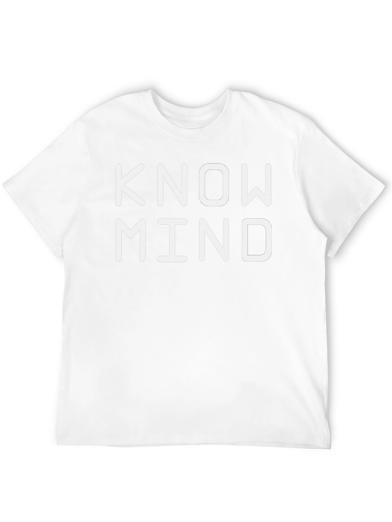 Know Mind Graphic Tee - Cool Black T-Shirt