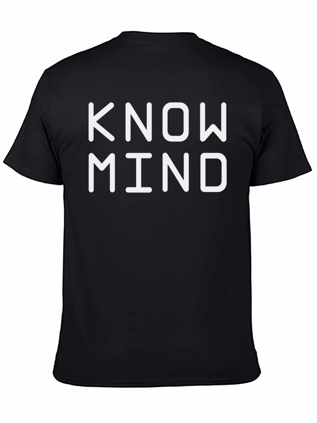 Know Mind Graphic Tee - Cool Black T-Shirt
