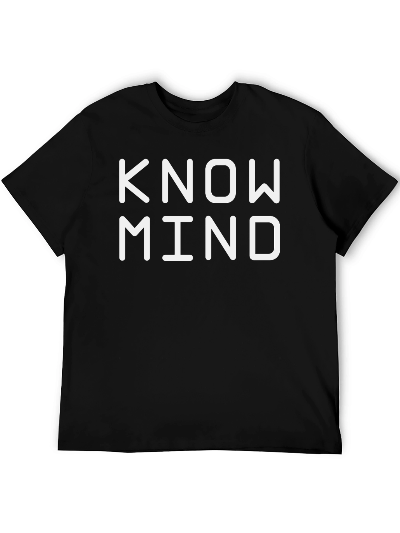 Know Mind Graphic Tee - Cool Black T-Shirt