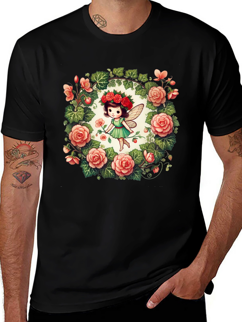 Fairy Garden T-Shirt - Cute Floral Graphic Tee