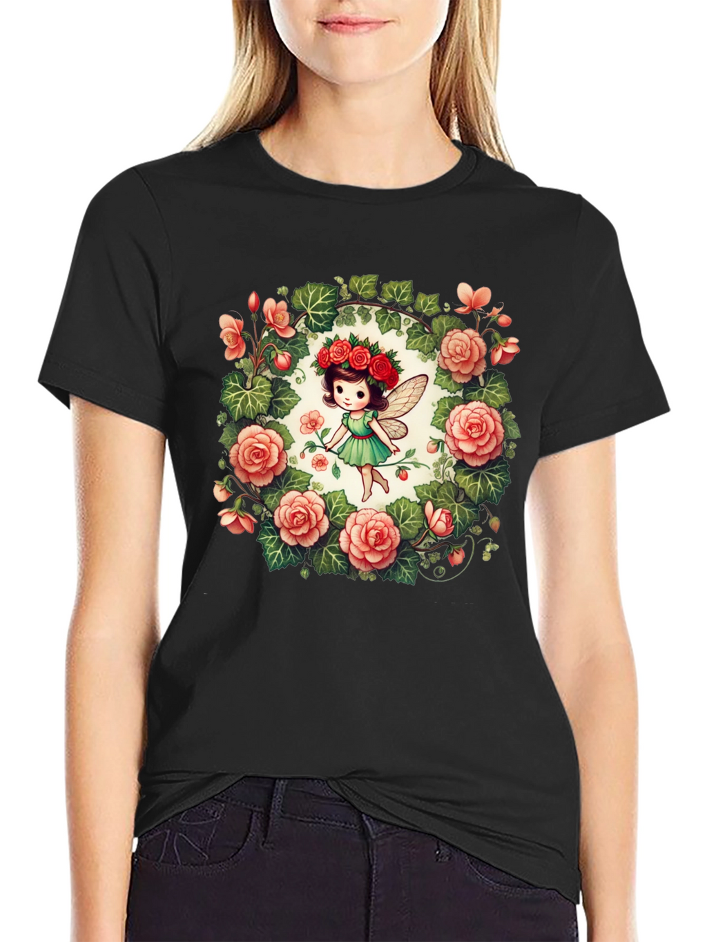 Fairy Garden T-Shirt - Cute Floral Graphic Tee