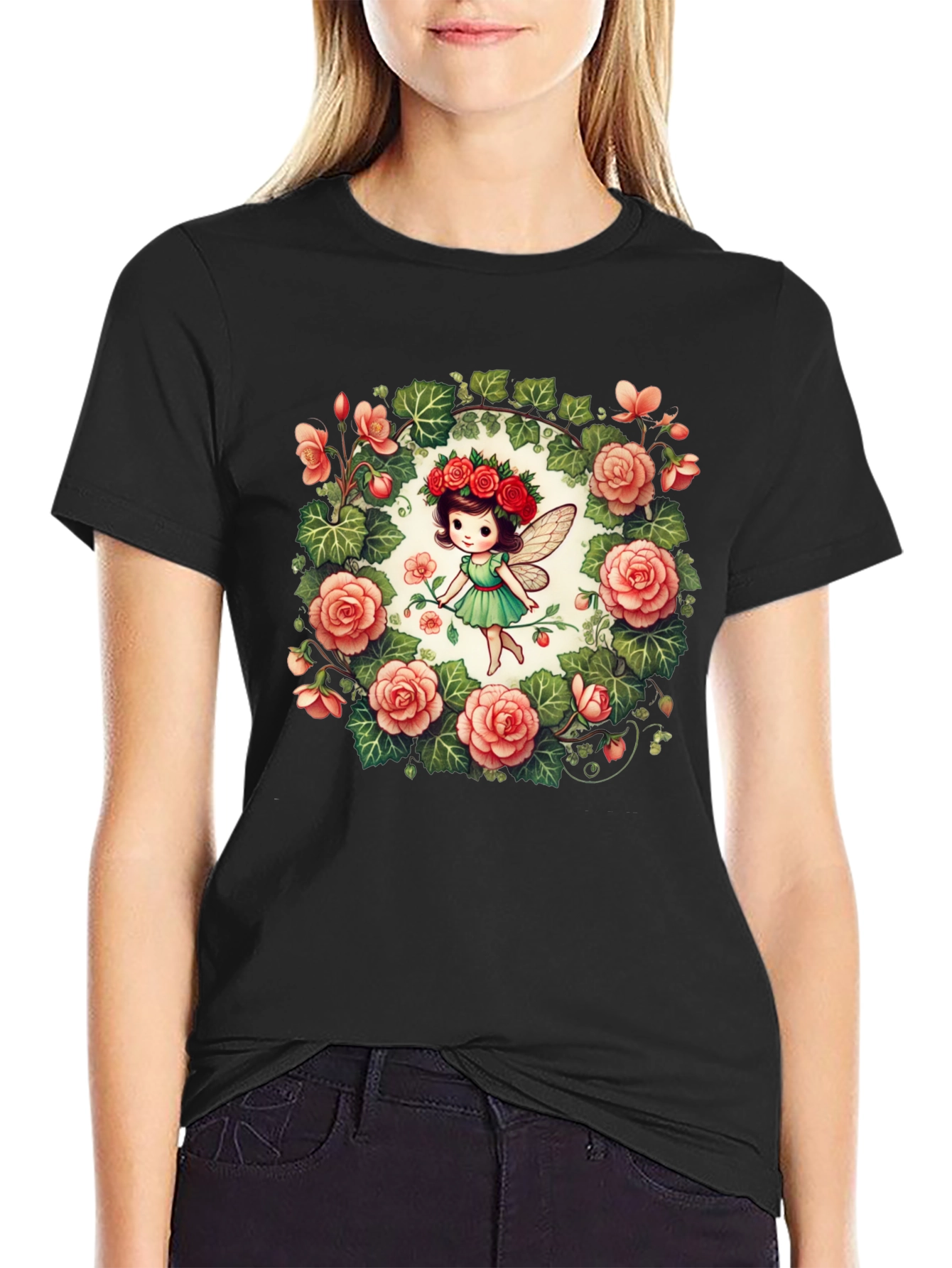 Fairy Garden T-Shirt - Cute Floral Graphic Tee