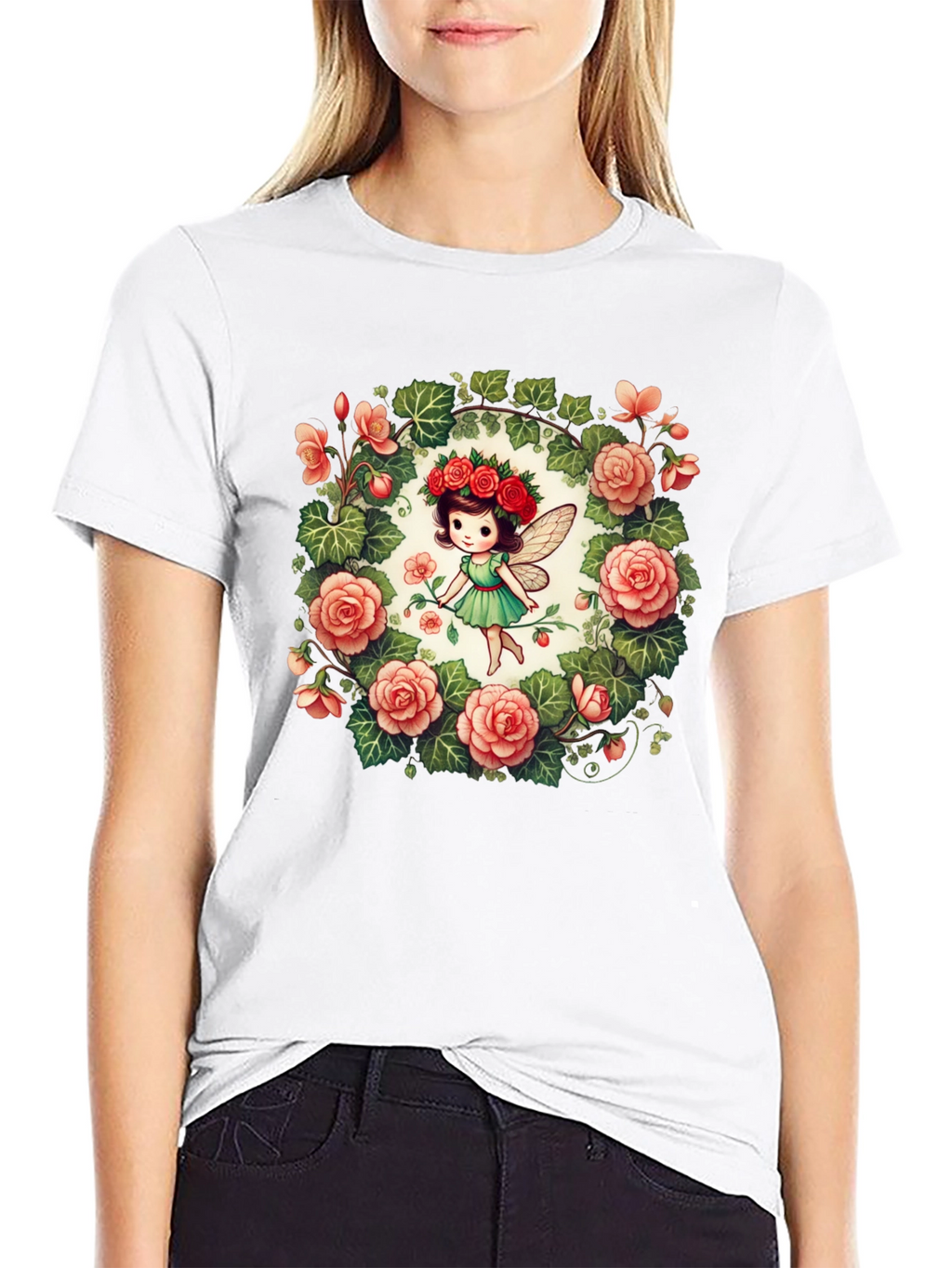 Fairy Garden T-Shirt - Cute Floral Graphic Tee