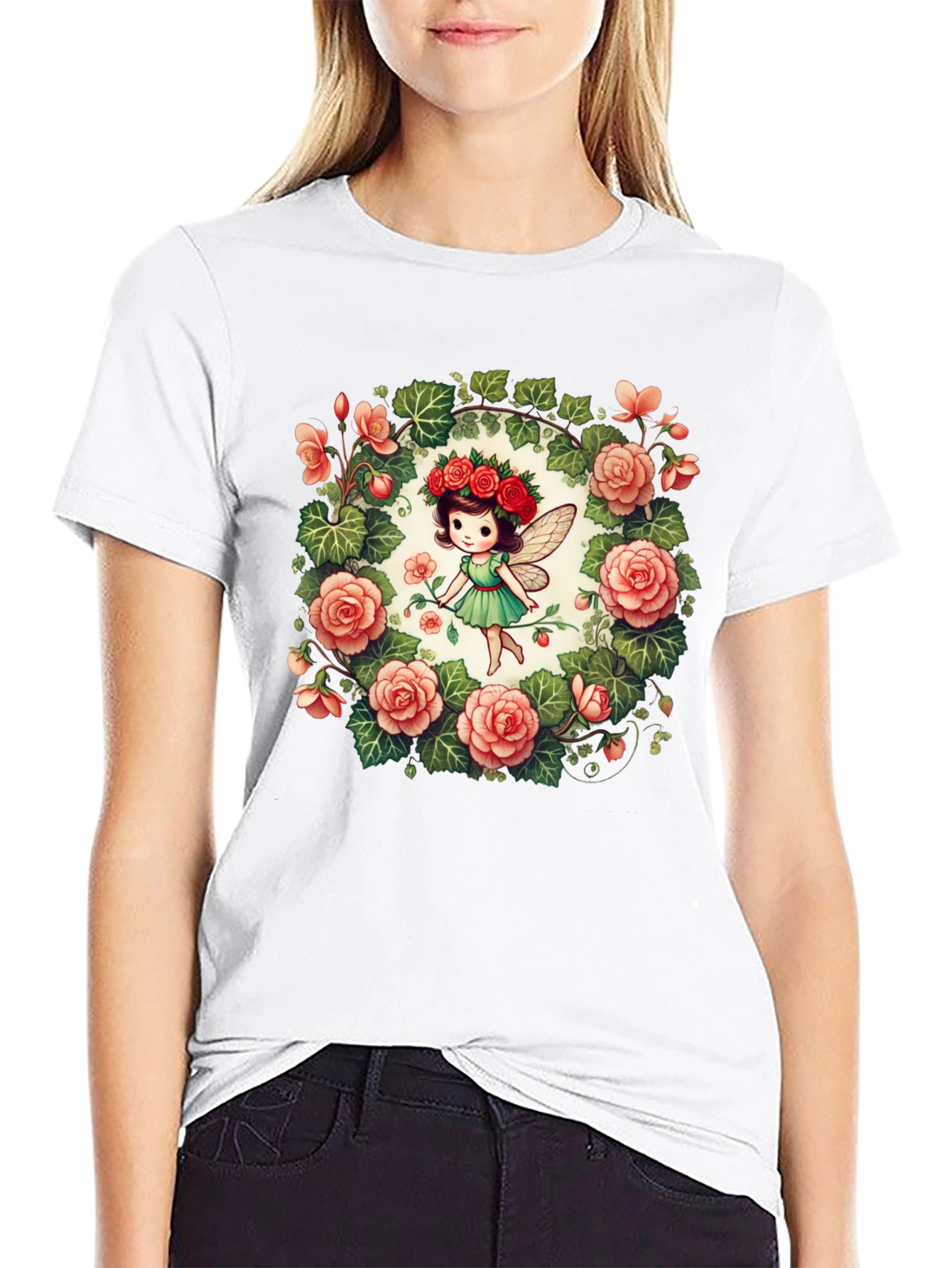 Fairy Garden T-Shirt - Cute Floral Graphic Tee