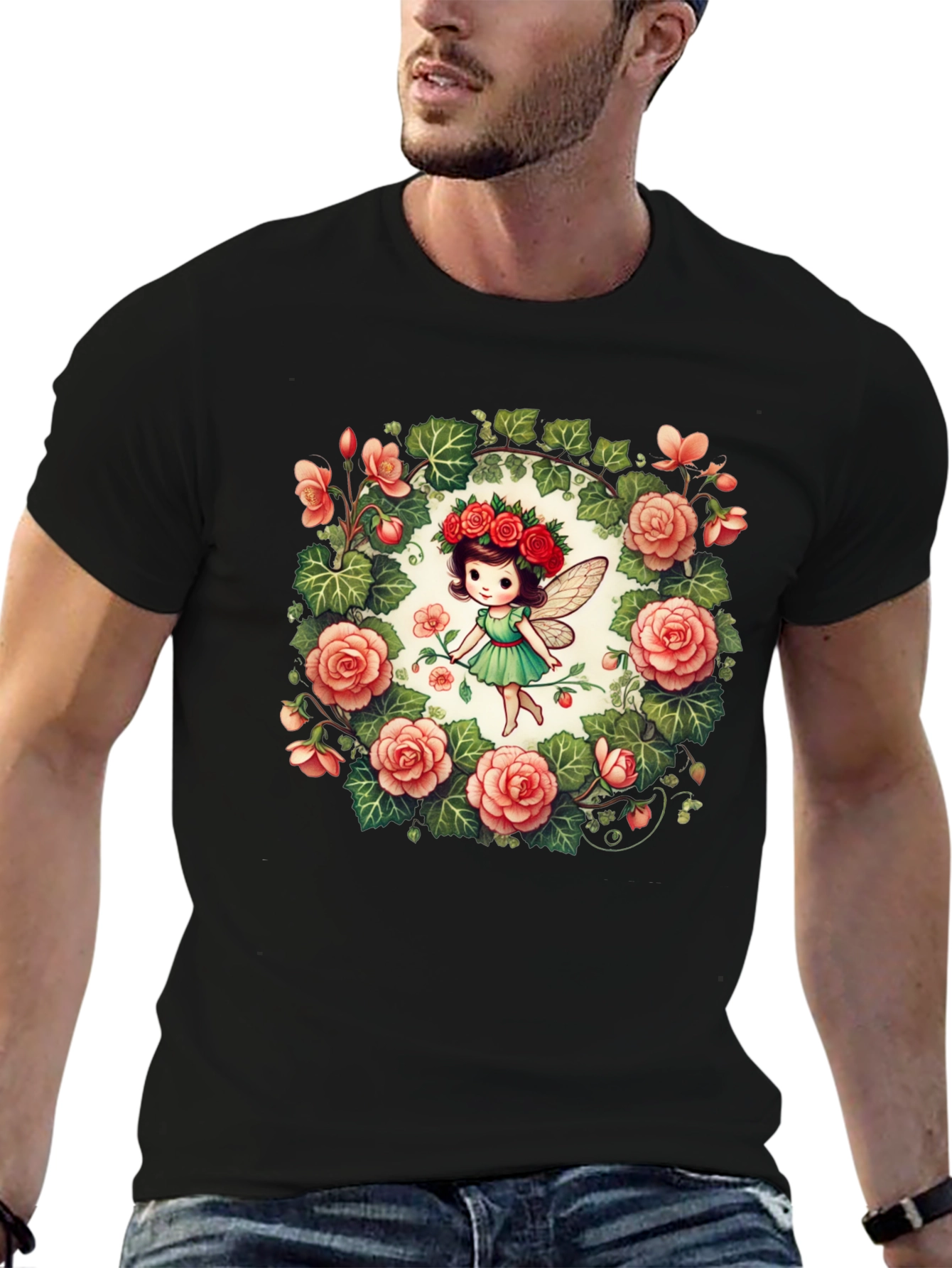 Fairy Garden T-Shirt - Cute Floral Graphic Tee