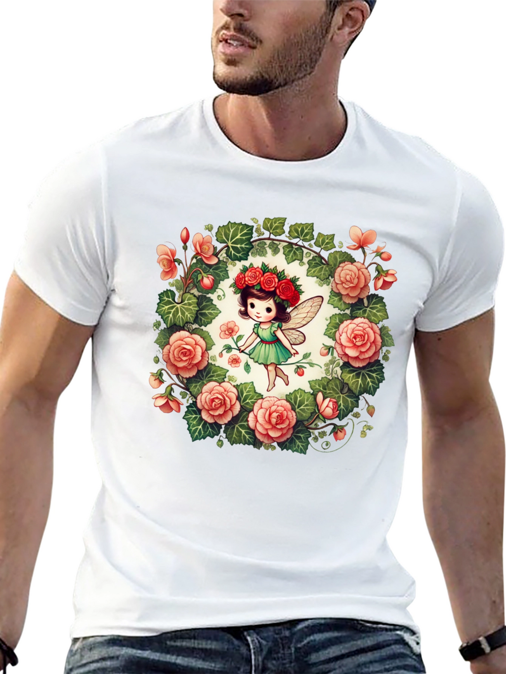 Fairy Garden T-Shirt - Cute Floral Graphic Tee