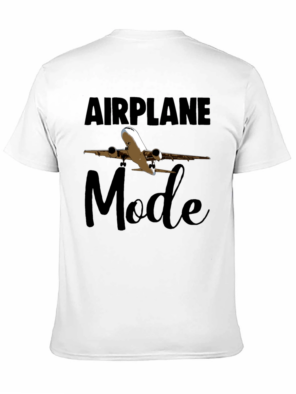Airplane Mode Black T-Shirt