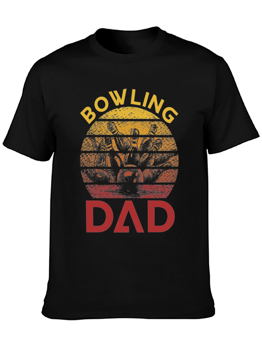 Bowling Dad T-Shirt - Strike Design