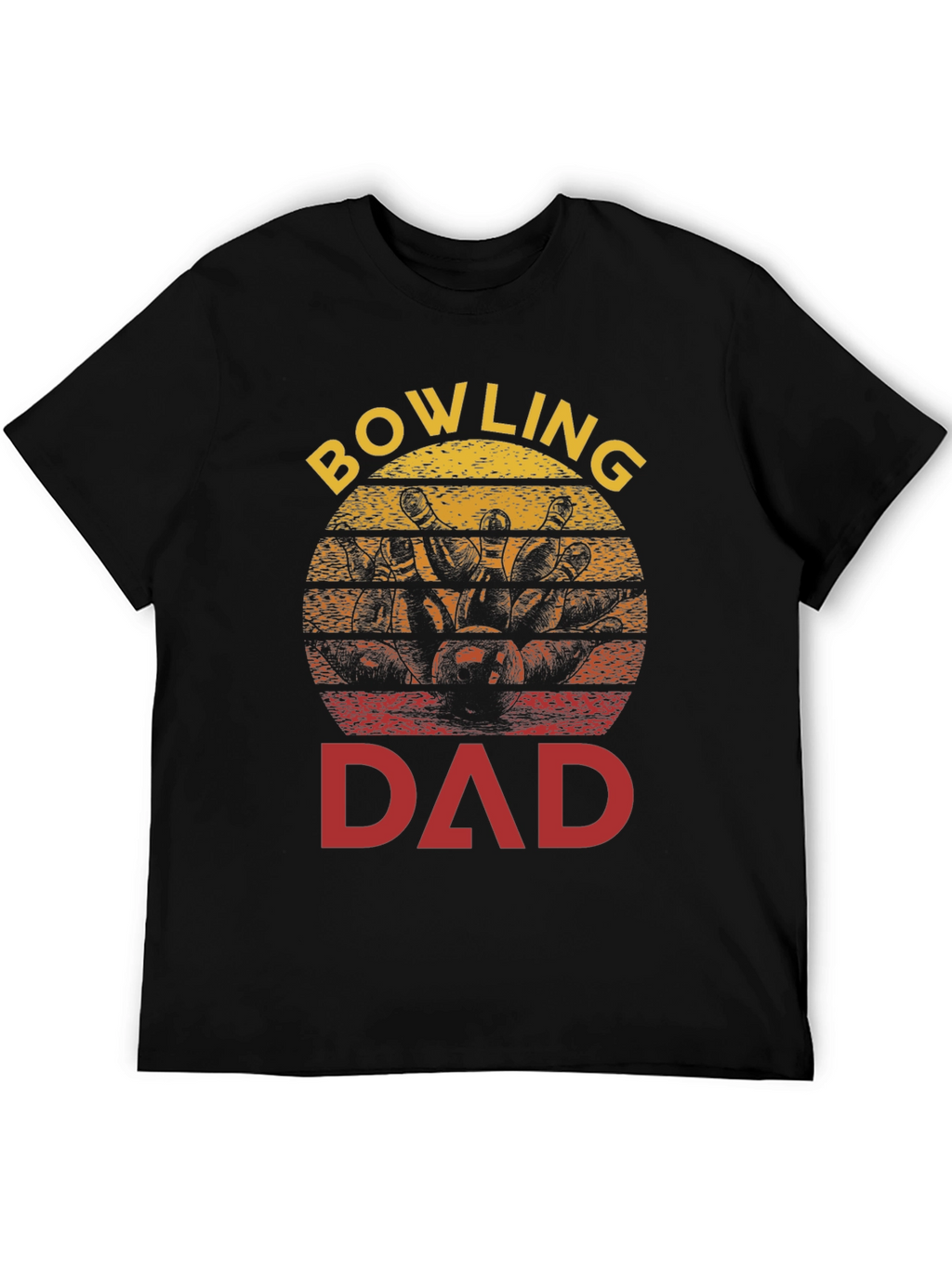 Bowling Dad T-Shirt - Strike Design