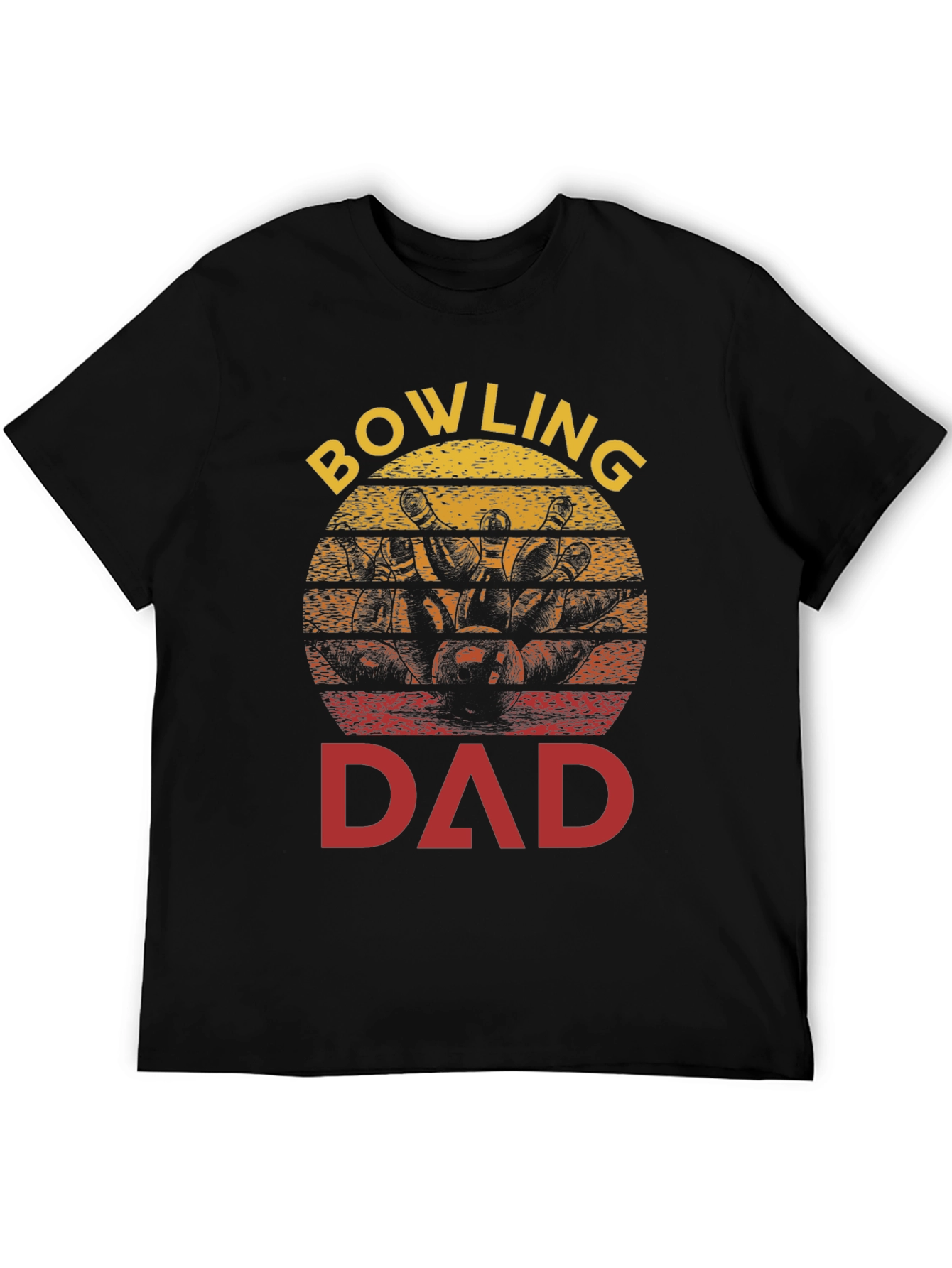 Bowling Dad T-Shirt - Strike Design