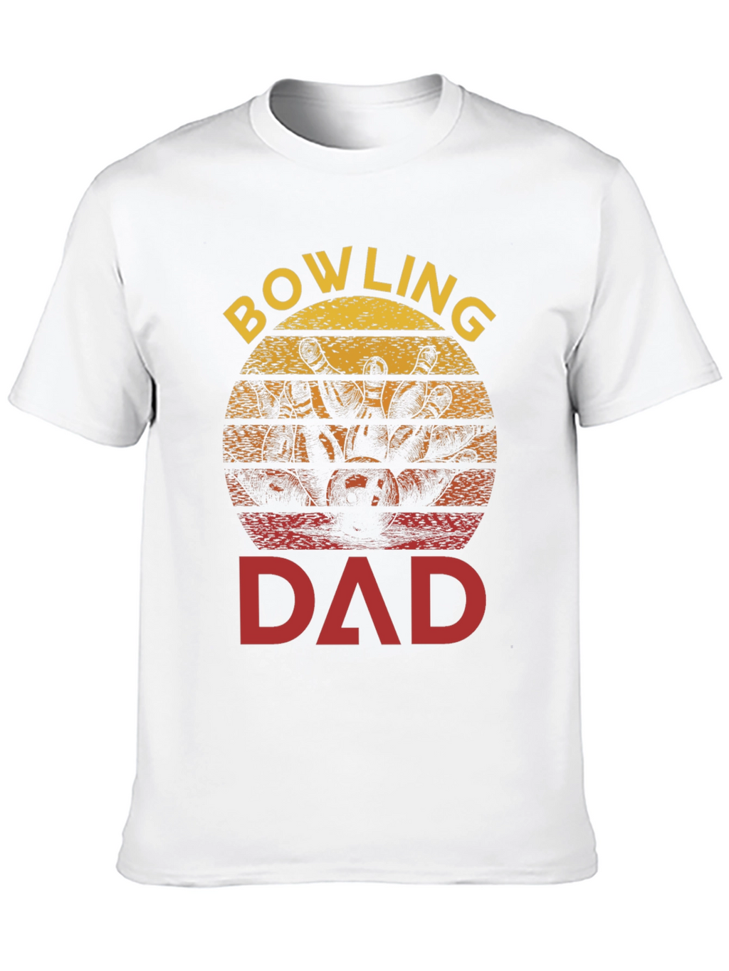 Bowling Dad T-Shirt - Strike Design