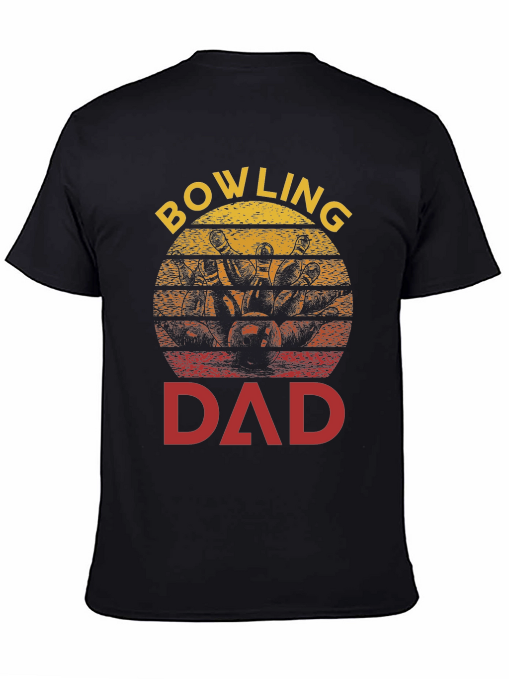 Bowling Dad T-Shirt - Strike Design