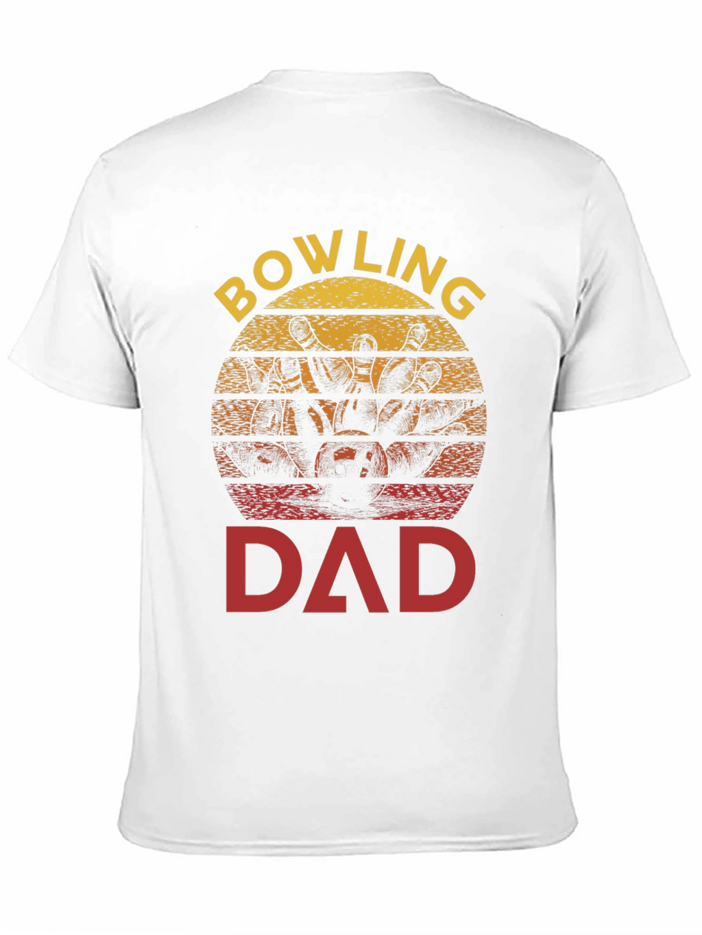 Bowling Dad T-Shirt - Strike Design